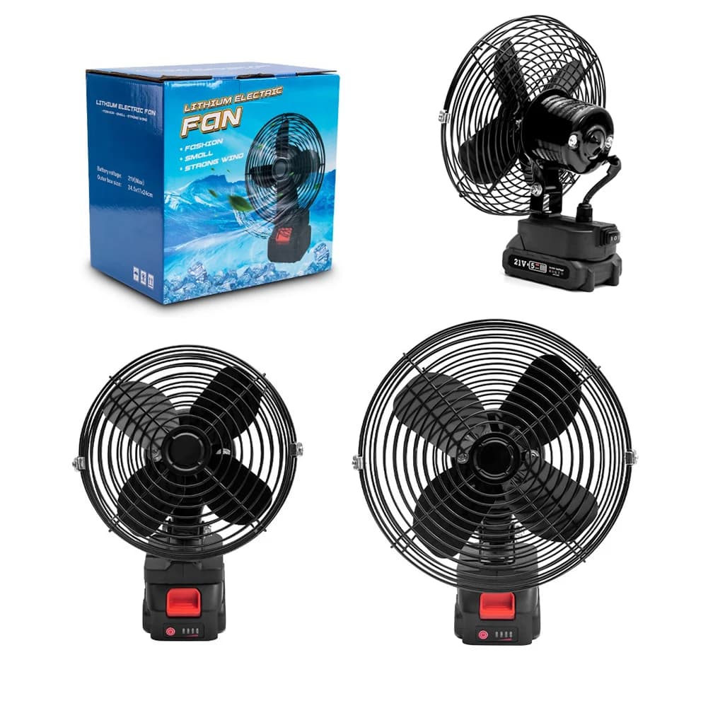 Il sonno o il lavoro di campeggio Ventilatore da campeggio portatile ad alta potenza Il forte flusso d'aria La ventola da campeggio ottimizza la durata della batteria Impugnatura comoda