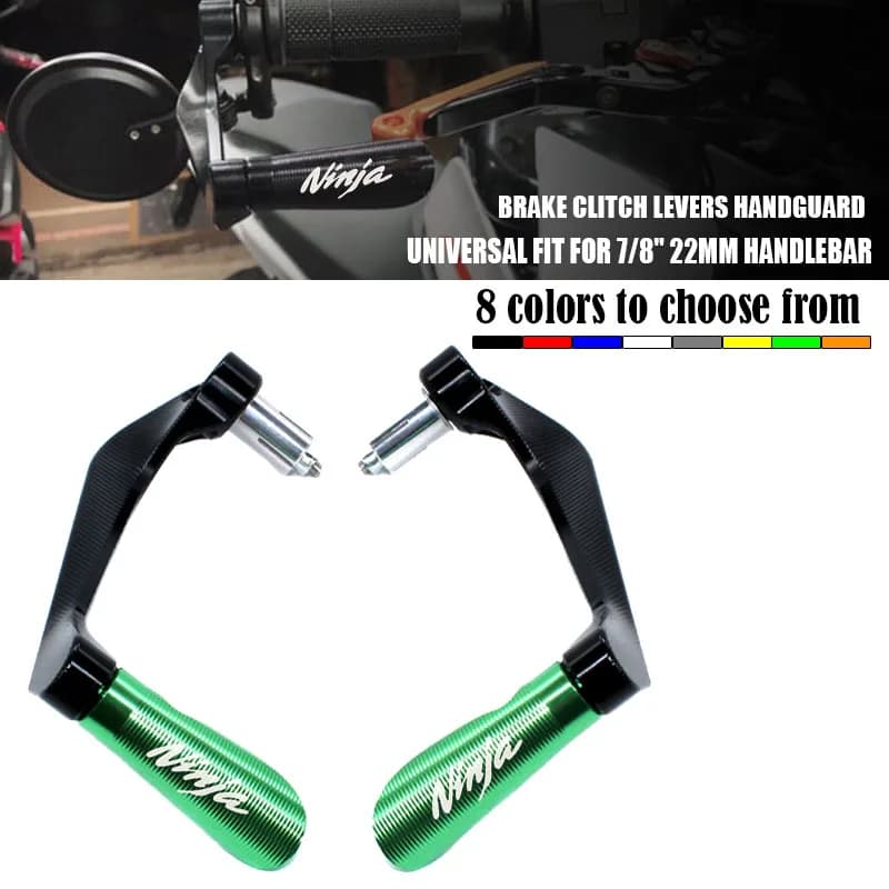 Per NINJA 400 500 650 300 250 1000 Accessori Moto Manopole manubrio End Freno Leve Frizione Protezione Guard