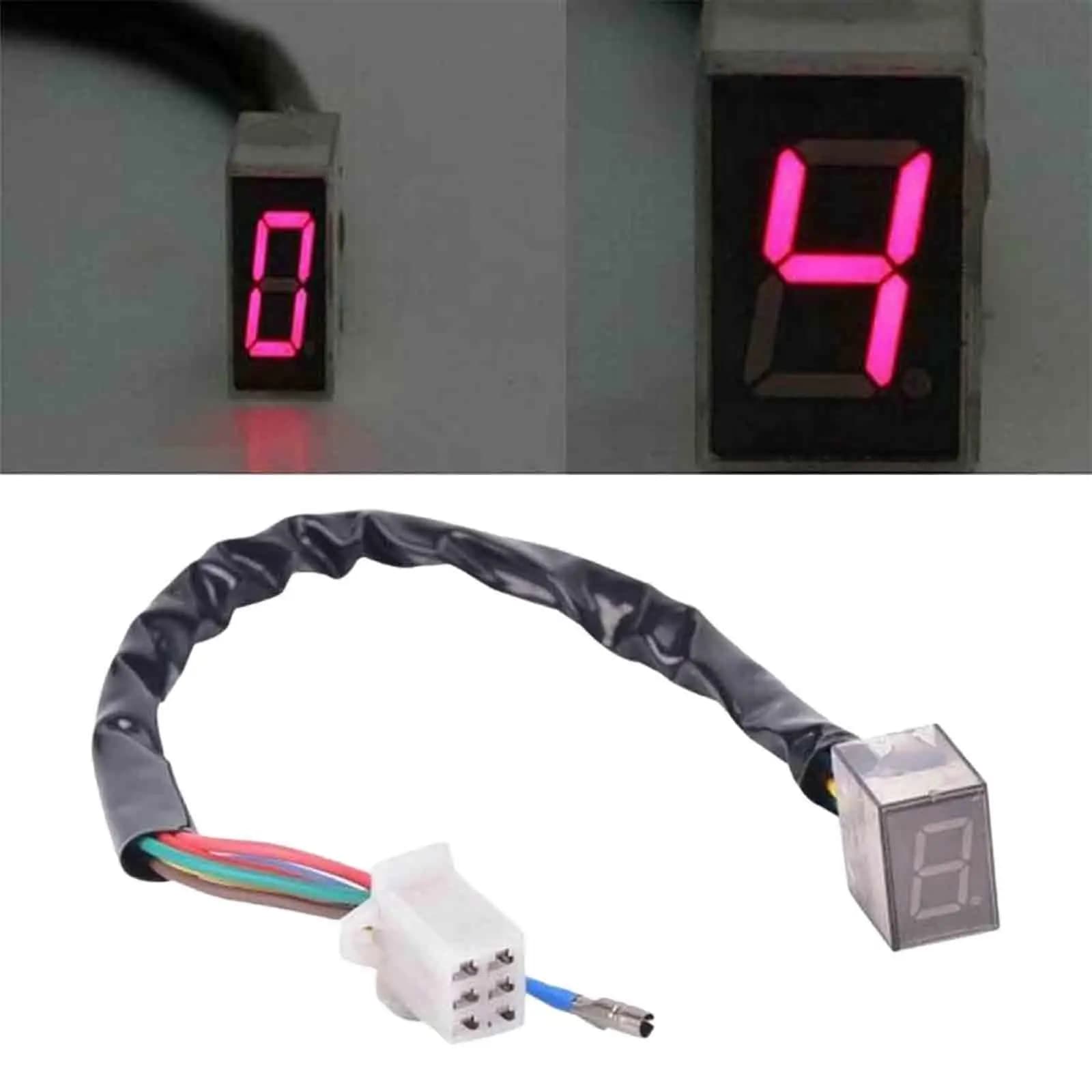 Indicatore di Marcia Digitale LED Impermeabile in ABS, Tachimetro Sostitutivo per Moto Elettrica e Scooter per Adulti 1500w