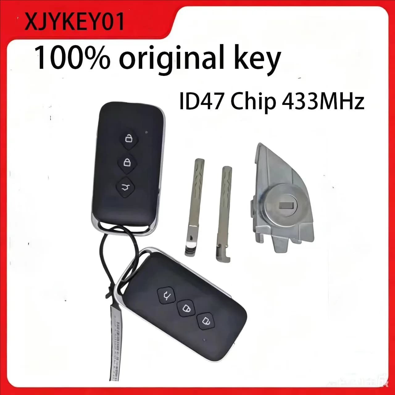 Original Smart Remote Key ID47 Chip 433MHz for Chevrolet Captiva Aveo Door Lock Remote Key Kit