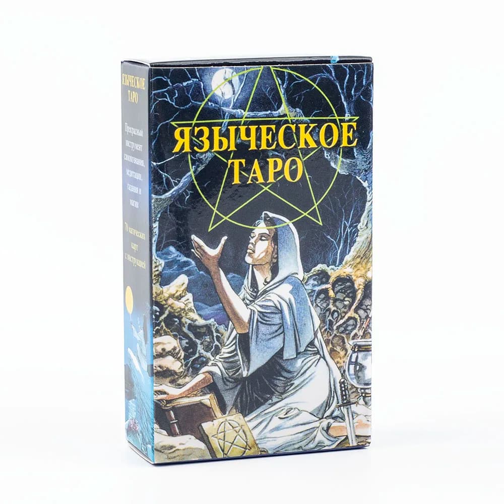 ЯЕСКОЕ ТАРО Tarocchi pagani 78 Carte Mazzo Visioni russe Tarocchi Divinazione Edizione Mazzo Giochi da tavolo 10.3x6CM