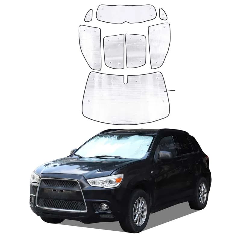 Per Mitsubishi ASX RVR Outlander Sport 2011-2018 Parabrezza Finestra Parasole Visiera Ventosa Auto Protezione Solare Tenda