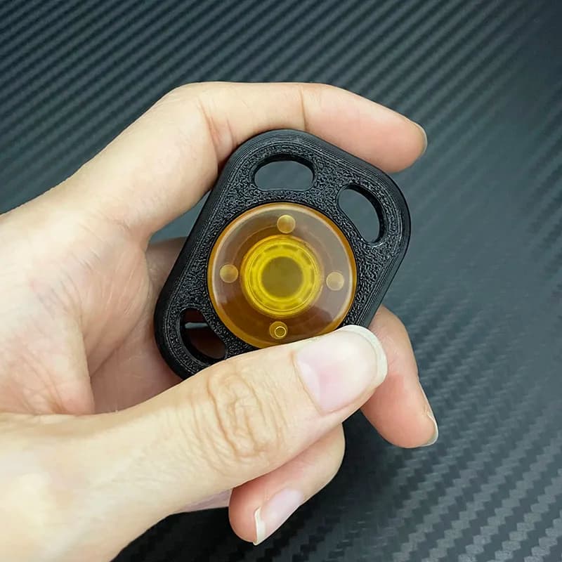 EDC Mini Haptic Coin Fidget Spinner PEI, Moneta Antistress da Dito, Strumento per ADHD, Giocattolo Portatile per Adulti, Regalo