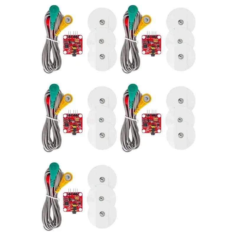 Modulo Sensore Elettrico Muscolare BTLIFE-5X per Raccolta Segnale EMG, per Kit di Sviluppo Elettronico Arduino, per Elettronica Mobile