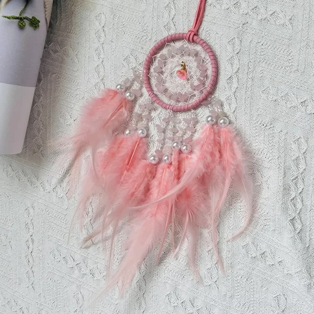 New Hanging Ornament Dream Catcher Car Rear View Mirror Wind Chimes Wall Hanging Pendant Feather Room Decorations