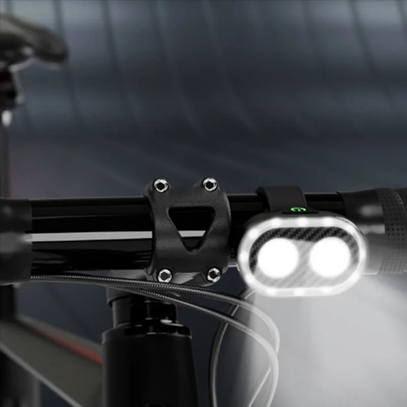 Fari per bicicletta con ricarica RTENTE-Type-C Luce anteriore impermeabile 600MAH Accessori per ciclismo su strada