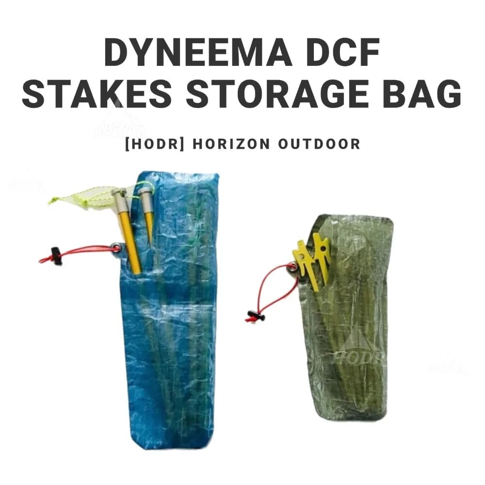 [HODR] Dyneema Ground pioli Storage Bag 1.43oz cube Fiber DCF EDC Gear picks Ultralight 3/4g Dyneema Composite Fabric