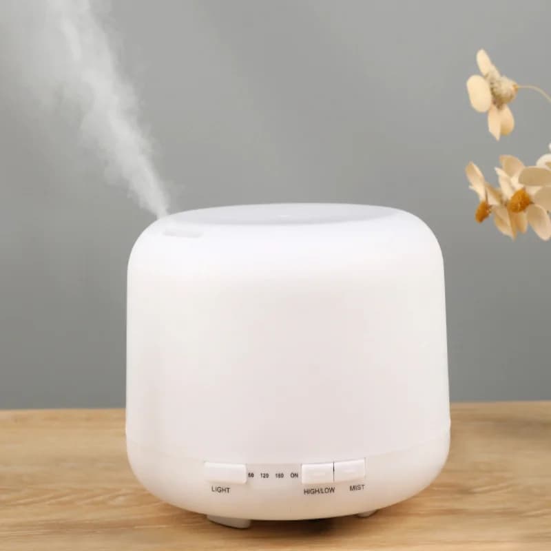 Diffusore di oli essenziali per aromaterapia da 500 ml con USB, umidificatore, luce notturna a LED a 7 colori e spegnimento automatico per casa, ufficio, yoga,