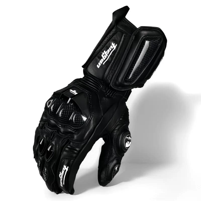 Motorcycle Riding Gloves Genuine Leather Anti-slip Anti-fall Touch Screen Breathable For Men Motocross Racing Outdoor Riding