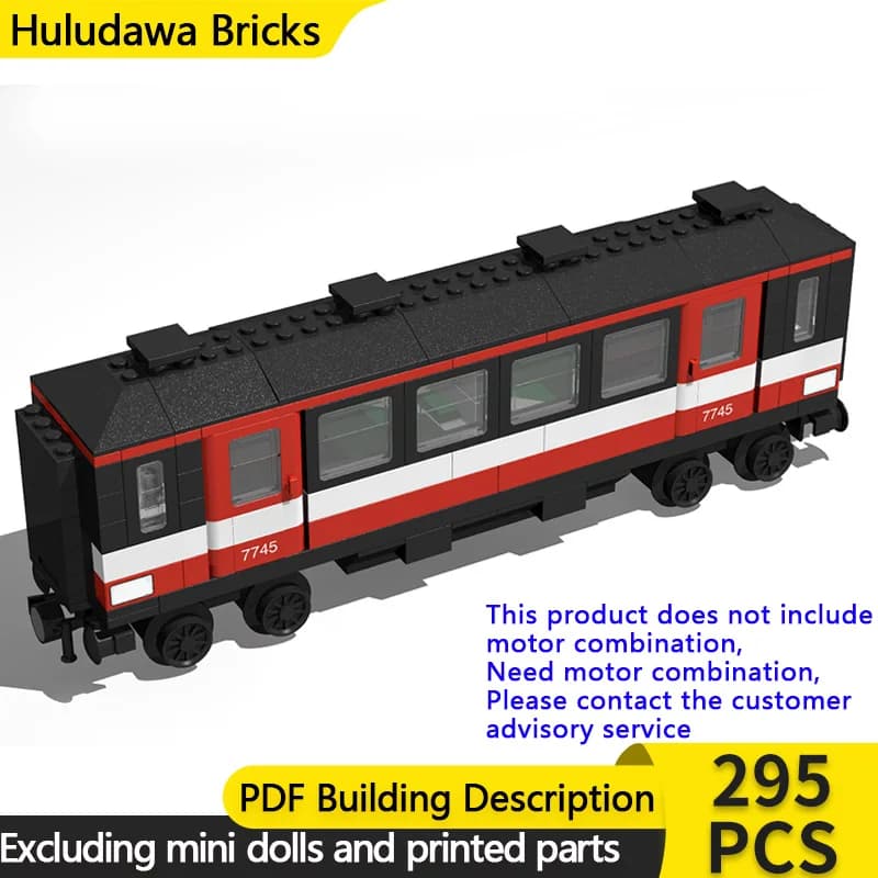 City Car Model MOC Building Bricks Railway Train Sleeping Wagon Modular Technology Children Holiday Gifts Assemble Toys Suit