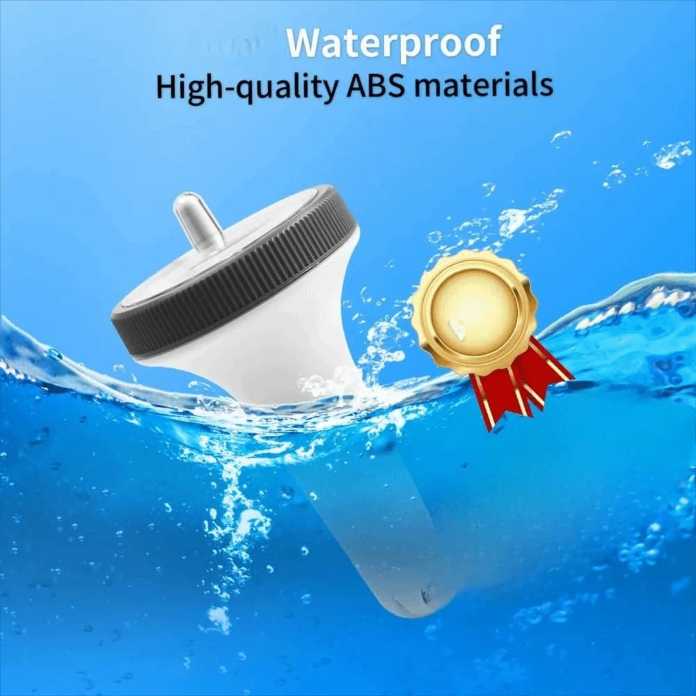 Termometro galleggiante per piscina dal design wireless, materiale durevole senza manutenzione, termometro per acqua wireless che galleggia in modo stabile