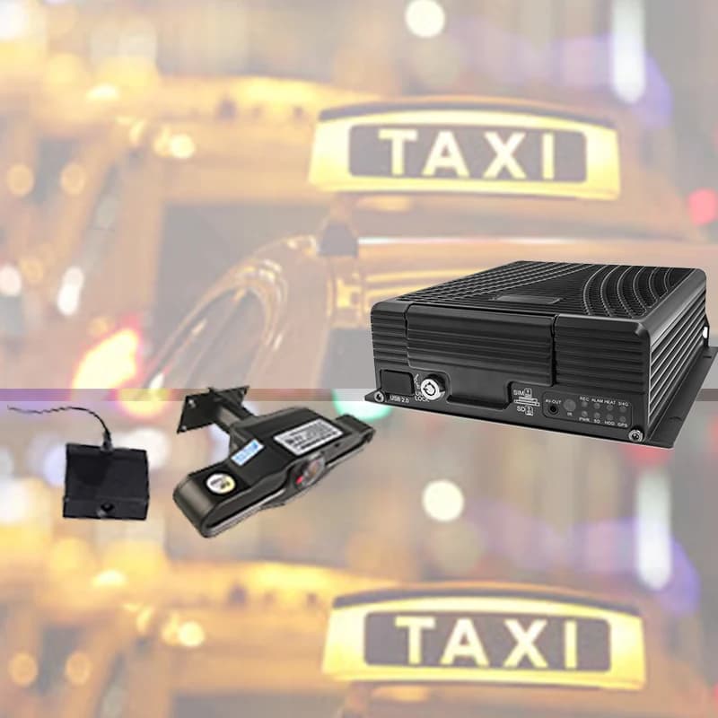Sistemi di sicurezza per veicoli Dvr Monitor per veicoli GPS 3G Videoregistratore Sim Mdvr per telecamera taxi Australia