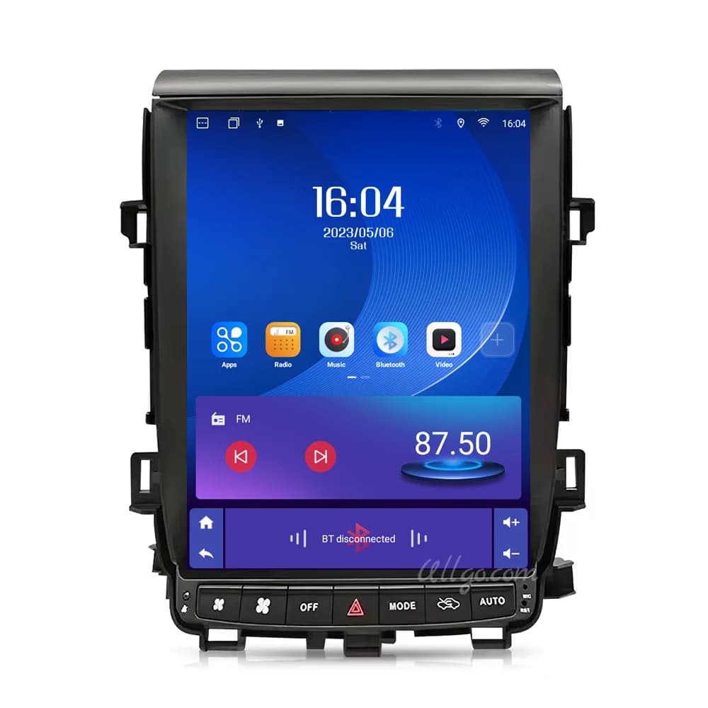 Autoradio Android con schermo verticale 12.1 per Toyota Alphard ANH20 Elfa A20 2008-2014