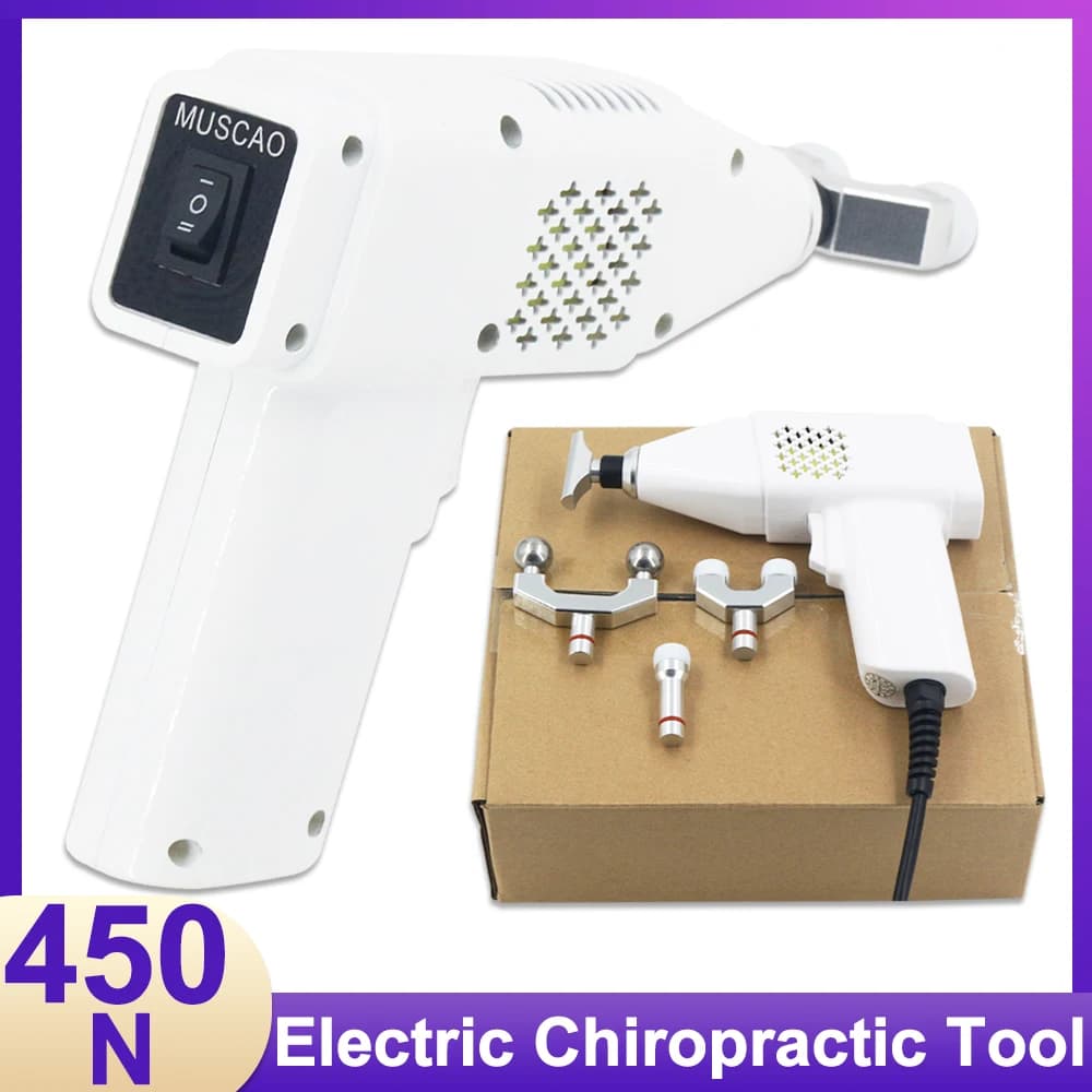 Electric Chiropractic Adjusting Tools Health Care Body Massage Chiropractic Correction Gun Spine Adjustment Massager Portable