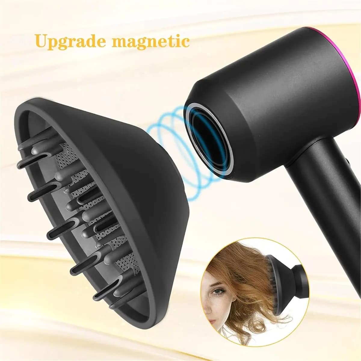 (A75U) Diffusore per Onde e Riccioli per Asciugacapelli Supersonic HD01/HD02/HD03 - Accessorio Professionale per lo Styling dei Capelli che Definisce le Onde