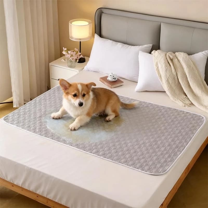 Cuscinetti per incontinenza lavabili Tappetini per letto a prova di perdite per animali domestici anziani Mestruazioni Cura della casa Forniture per animali riutilizzabili impermeabili