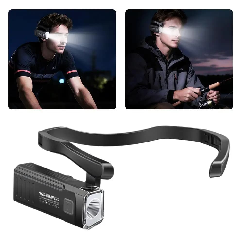 Hanging Ear Headlamp Super Bright USB Rechargeable Long Endurance Detachable Headband Outdoor Night Running Fishing Light