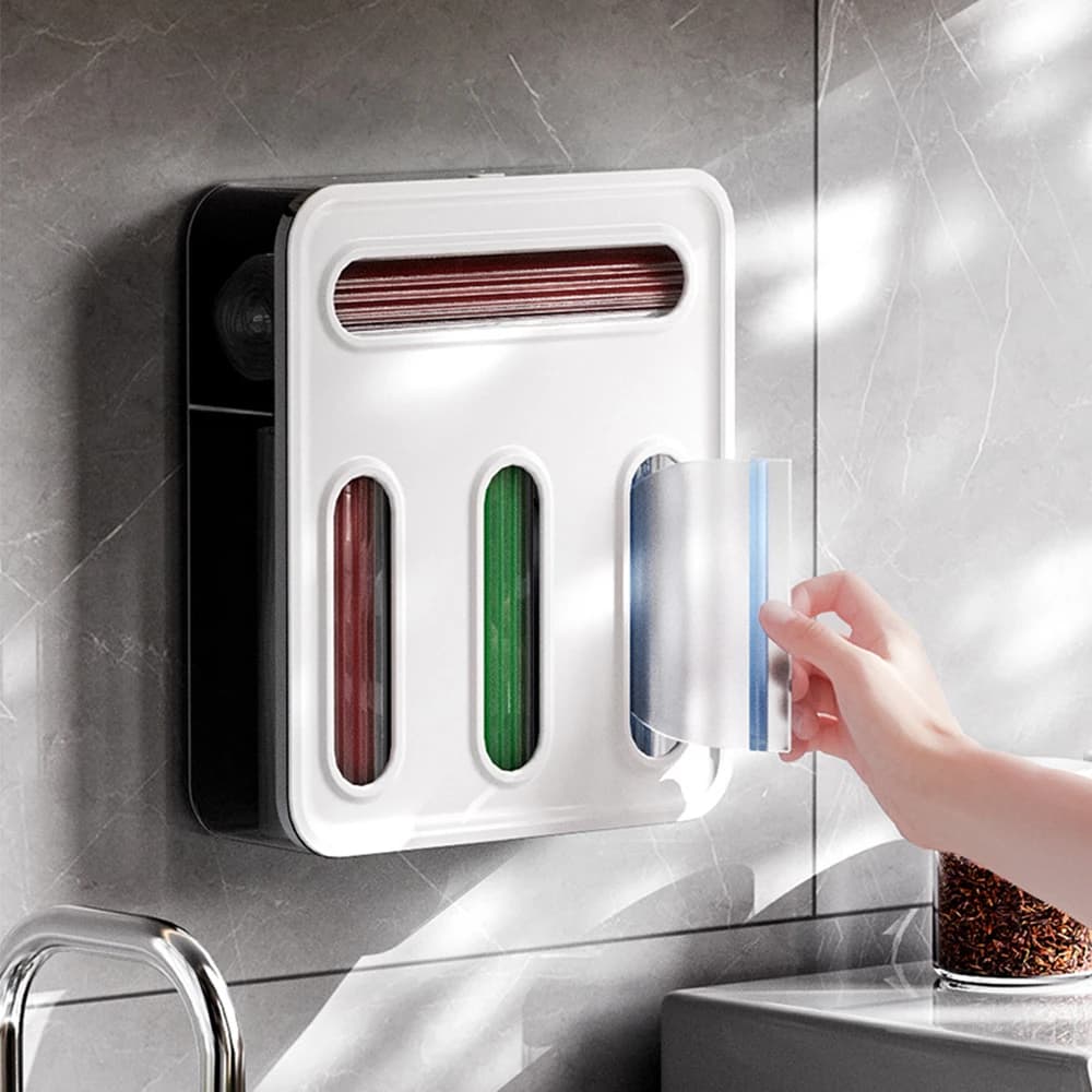 Organizzatore per cassetti Portaoggetti Cassetti in plastica Organizzatori da cucina Compatibile dispensa Borsa a chiusura lampo Organizzatore Gadget da cucina