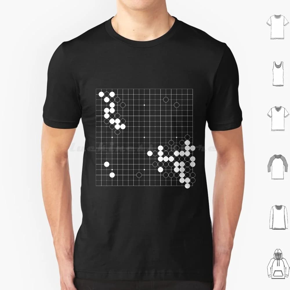 Maglietta Lee Sedol's Broken Ladder Game (Dark) per Uomo Donna Bambino 6XL - Baduk Go Weiqi Igo Lee Sedol Hong Changsik Broken Ladder