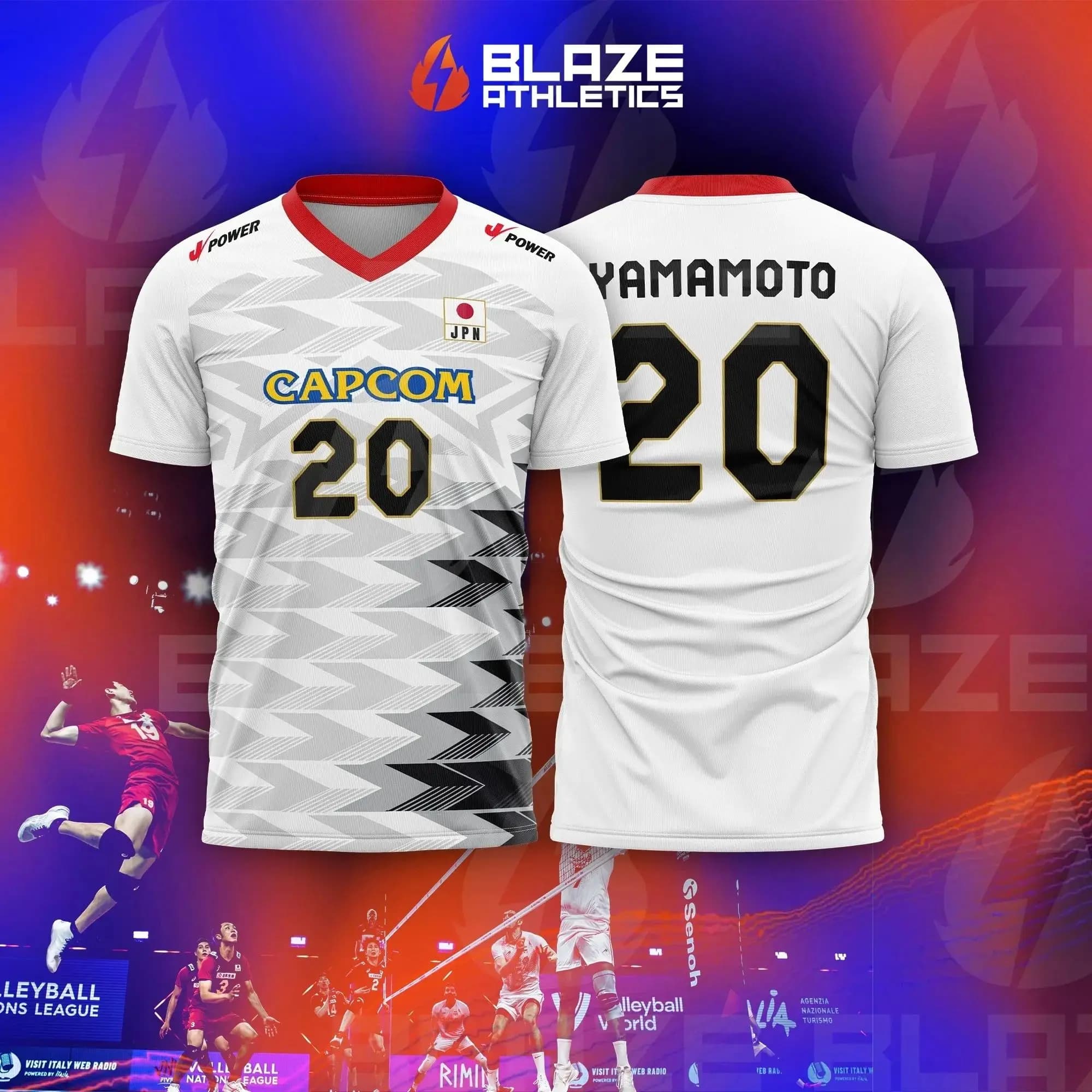 Maglia da Pallavolo Giapponese per Uomo e Donna, R.Takahashi N.21 Ishikawa N.14, T-shirt Sportiva Casual Traspirante ad Asciugatura Rapida