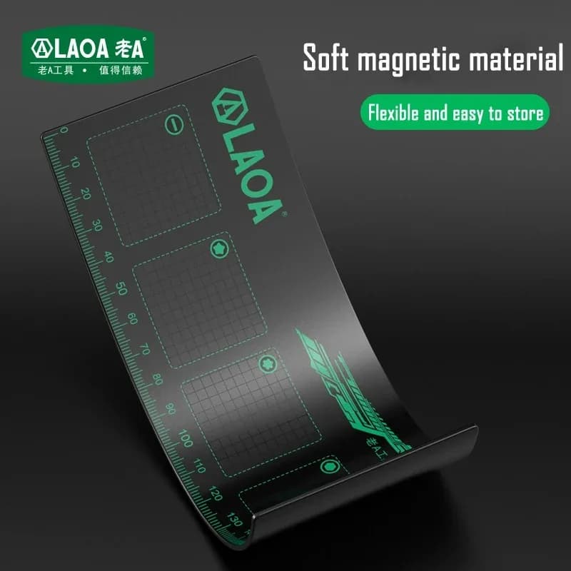 LAOA Magnetic Screw Storage Mat Double Side Soft Magnetic Holder Pad Portable Anti-lost Organizer for Phone Electronics Repair