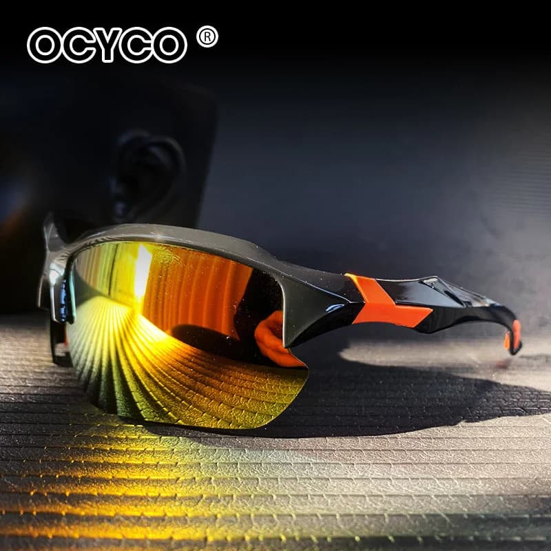 OCYCO Cycling Running Polarized Outdoor Sport Bike Photochromic Sunglasses Men Women Bicycle Glasses UV400 Fishing Goggles