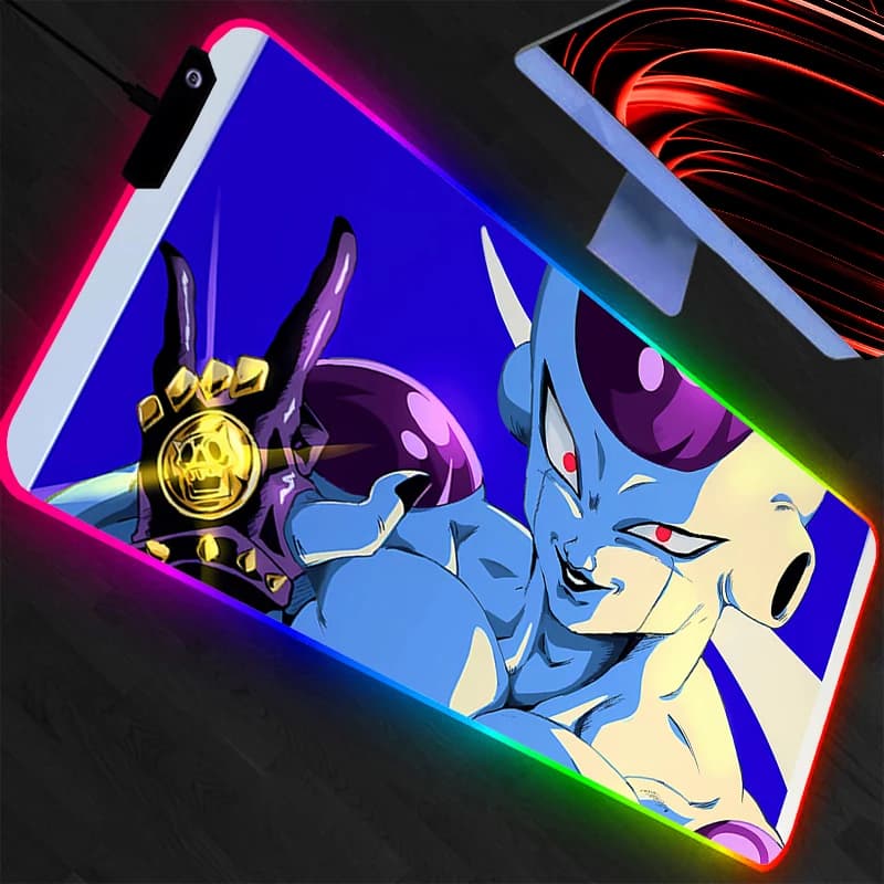 Tappetino per Mouse RGB Dragon Ball Professionale per Giocatori eSports con Bordo Antiscivolo in Gomma e LED