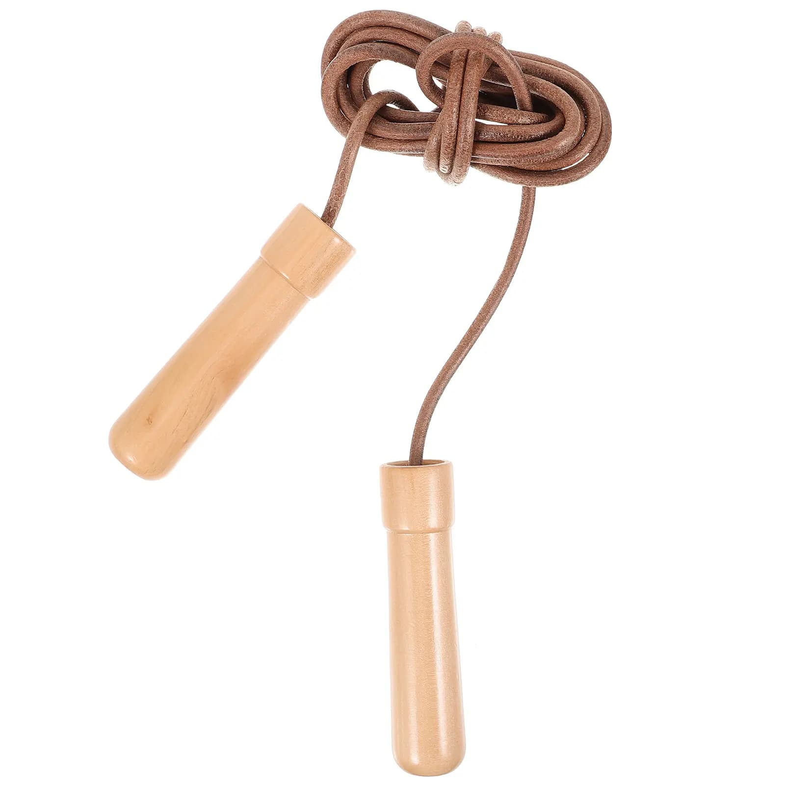 Lightweight Wood Handle Jump Rope Sports Skipping Rope for Fitness Exercise Endurance Training Physical Education