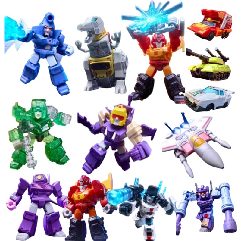 BLOKEES Transformers Building Block Assemblaggio Puzzle fai da te Modello giocattolo Decorazione desktop Puzzle Regalo di compleanno per bambini Giocattoli