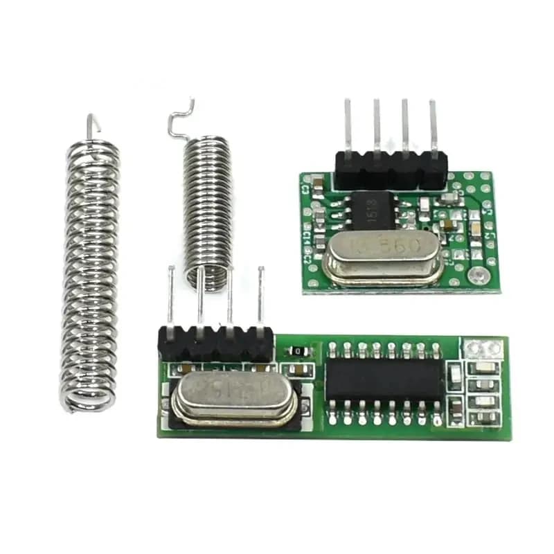 Modulo ricevitore e trasmettitore RF supereterodina 433 Mhz telecomandi 433 Mhz per modulo Wireless Arduino uno kit fai da te