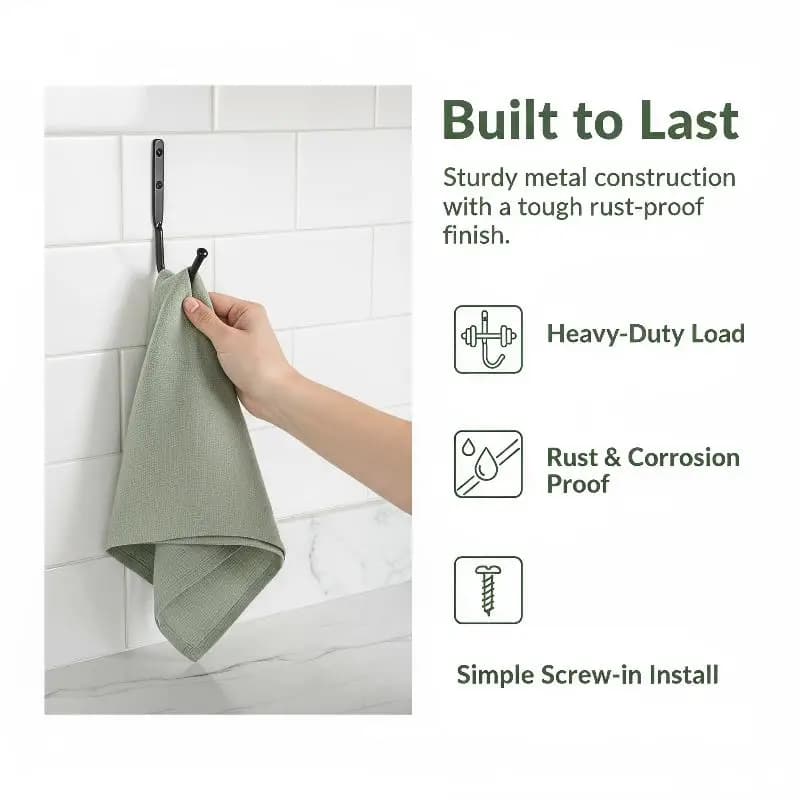 Ceiling Hooks Heavy Duty Iron Multipurpose Wall Hangers for Garage Kitchen Hanging Plant Flower Pot