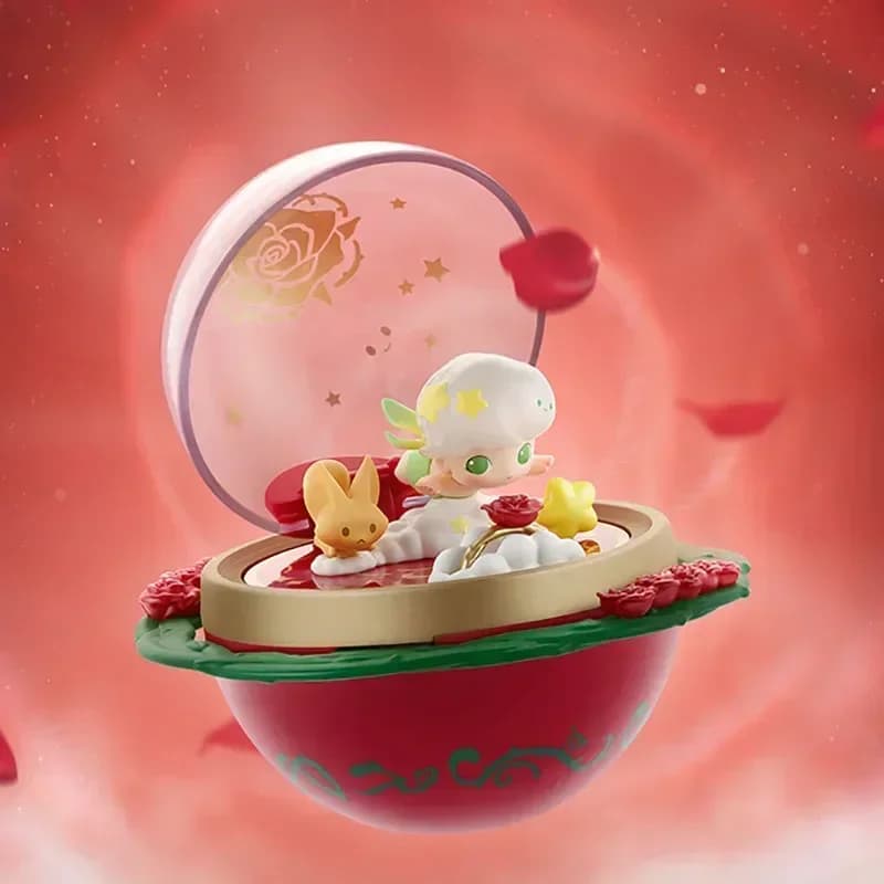 POP MART Romantic Ringbox Serie 3 Scatola cieca Giocattoli Kawaii Anime Action Figure Sorpresa Scatola misteriosa Bambole Regalo per ragazze