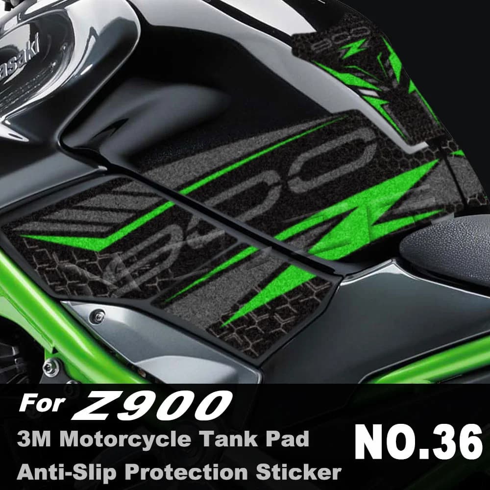 For Z900 z900 2017-23 3M Motorcycle anti-slip Relief Tank Relief Ginocchio Grip Protection Decalcomania Accessories Waterproof