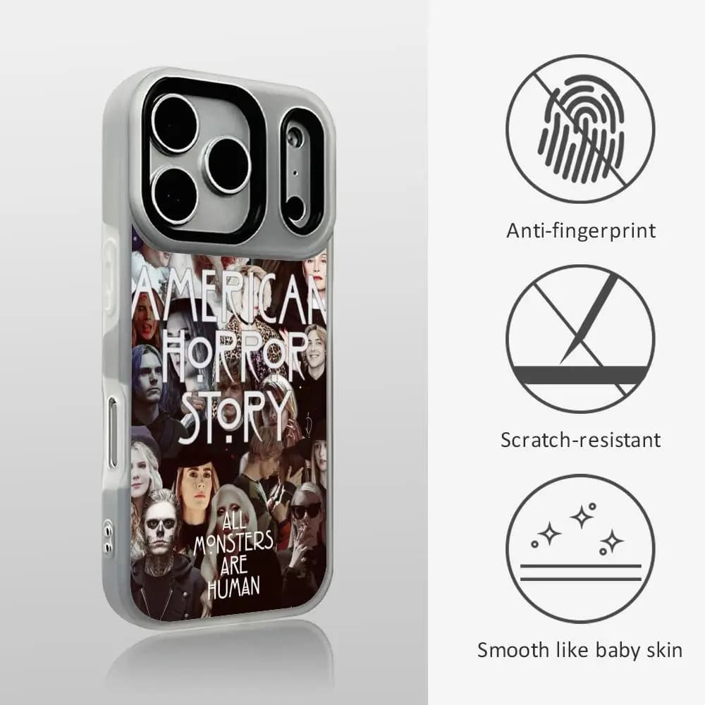 A-American Horror StoryY Phone Case for IPhone 17 16 15 14 13 12 11 Pro Max Plus Mini Cover soft shockproof in transparent jelly