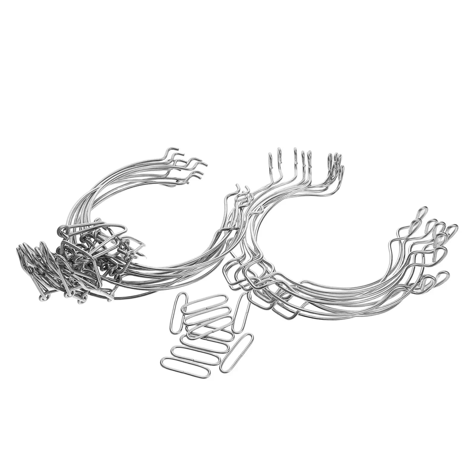 10Pcs Wire Clamps for Jars Stainless Steel Spring Lock Airtight Glass Container Buckle Sealing Can Clamp for Food Storage