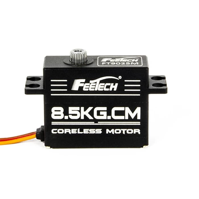 Feetech 6V 8.5Kg 180 Gradi Metal Gear Custodia completamente in alluminio Coreless Servo digitale per modello di elicottero aereo Rc/Cobot Magic