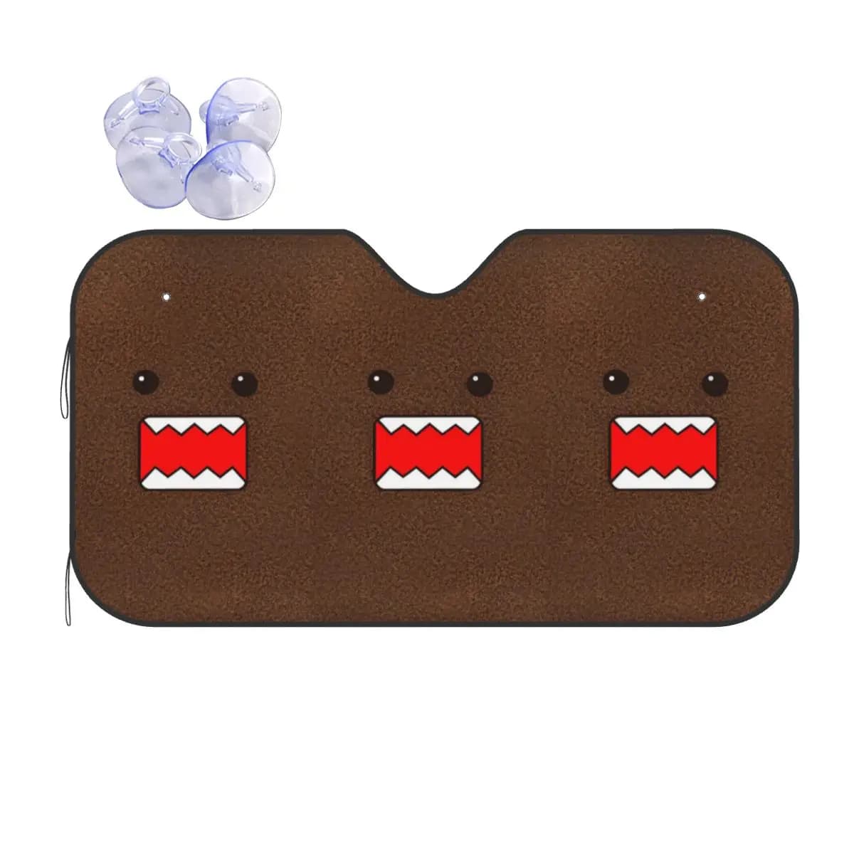 Simpatico cartone animato Domo Kun Parasole Parabrezza Auto Parabrezza anteriore Finestra Visiera parasole Accessori Coperture