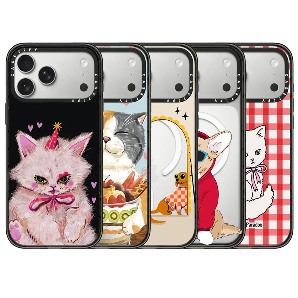 CASETiFY So Lazo Clown Kitty Series Custodia Magnetica Anti-caduta per iPhone 13 14 15 17 16 Pro Max Air Plus Cover Protettiva