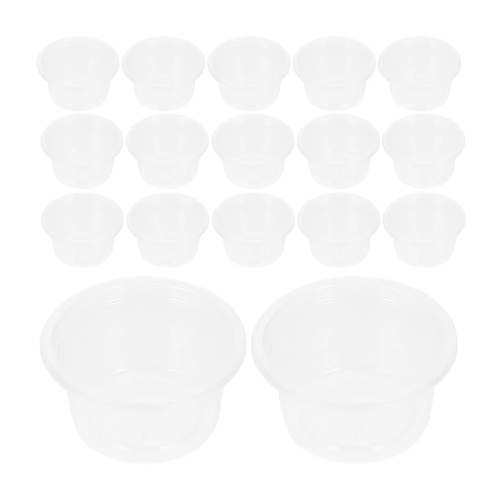 30Pcs Plastic Reptile Feeding Bowls Set Food and Water Dishes for Gecko Lizard Snake Spider Small Pet Tank Accessories Supplies