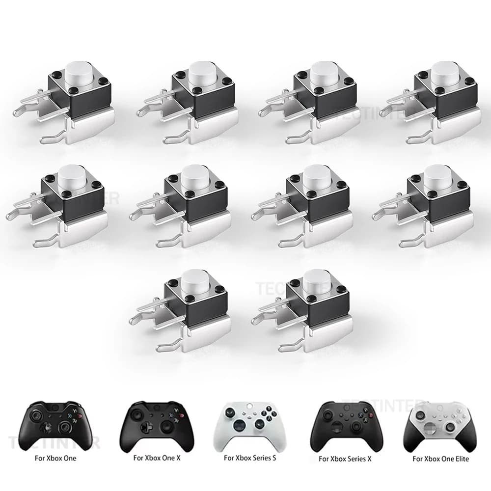 Joystick di Ricambio per Controller Xbox One/Xbox 360/Xbox Series X/S Elite, Pulsanti RB LB e Interruttori Tattili, Parti di Riparazione