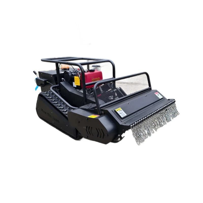Remote control lawn mower, orchard greenhouse lawn shredder, landscaping lawn mower