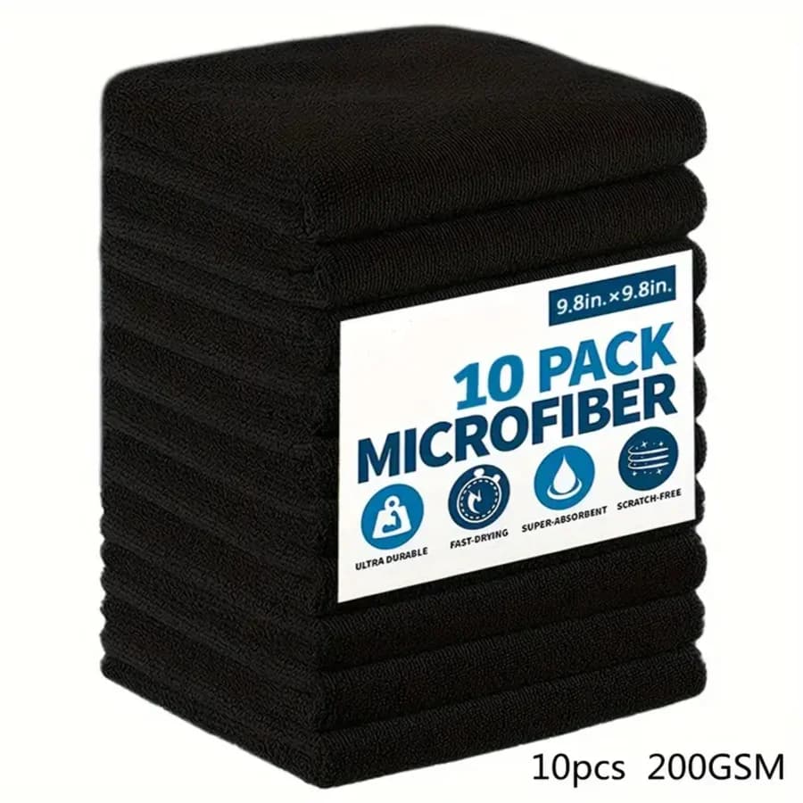 Premium 3/5/10/20 Cleaning Panels - Microfiber Soft Towels for Kitchen, Car and Desk Cleaning - Stains Resistant
