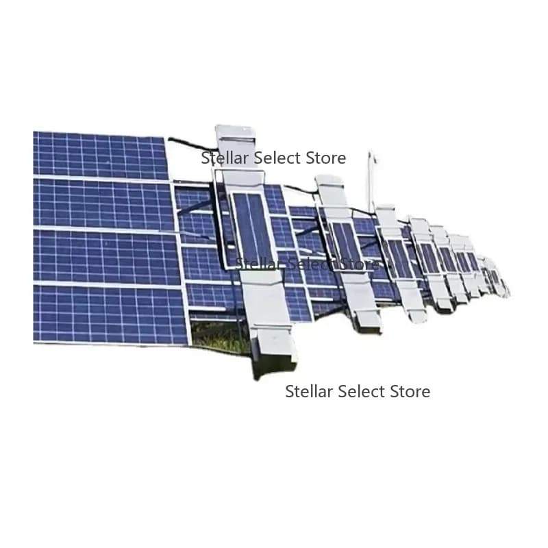 Macchina automatica per la pulizia dei pannelli solari Macchina per la pulizia dei pannelli con spazzole solari per la stazione del sistema di energia solare