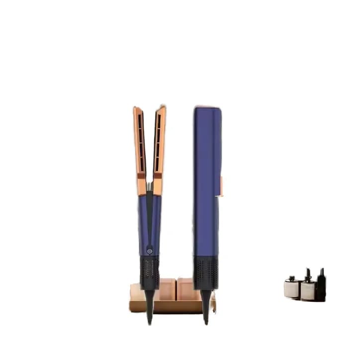 Piastra per capelli BLDC ad alta classe ad alta potenza con flusso d'aria Piastra per capelli lisciante naturale Nessun danno al calore Sistema d'aria Ferro da stiro per capelli