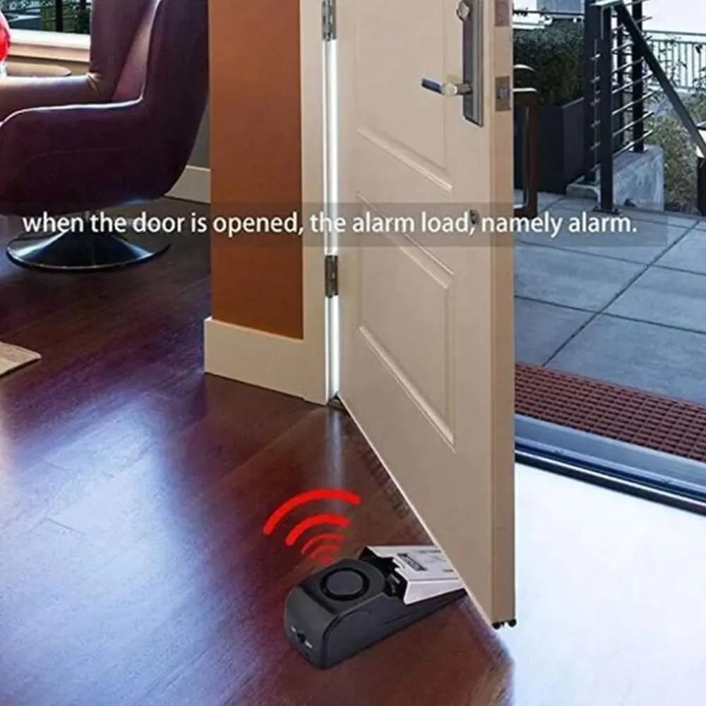 Allarme Antifurto per Porta 120DB con 3 Livelli di Sensibilità, Protezione Affidabile per Viaggi d'Affari