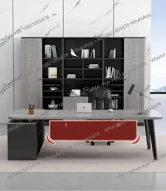 Organizer da scrivania di lusso per ufficio, tavolo da lavoro, gaming, lettura, conferenze, estetico, unico, per computer e arredamento