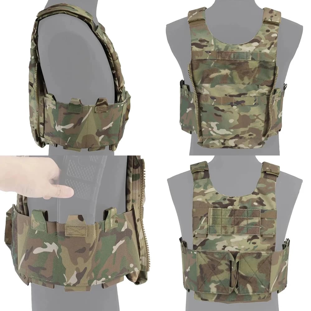 Outdoor LV119 Tactical Vest Spiritus Conceal Carry Systems Plate Carrier Hunting Vest Lightweight Portable CS Gear