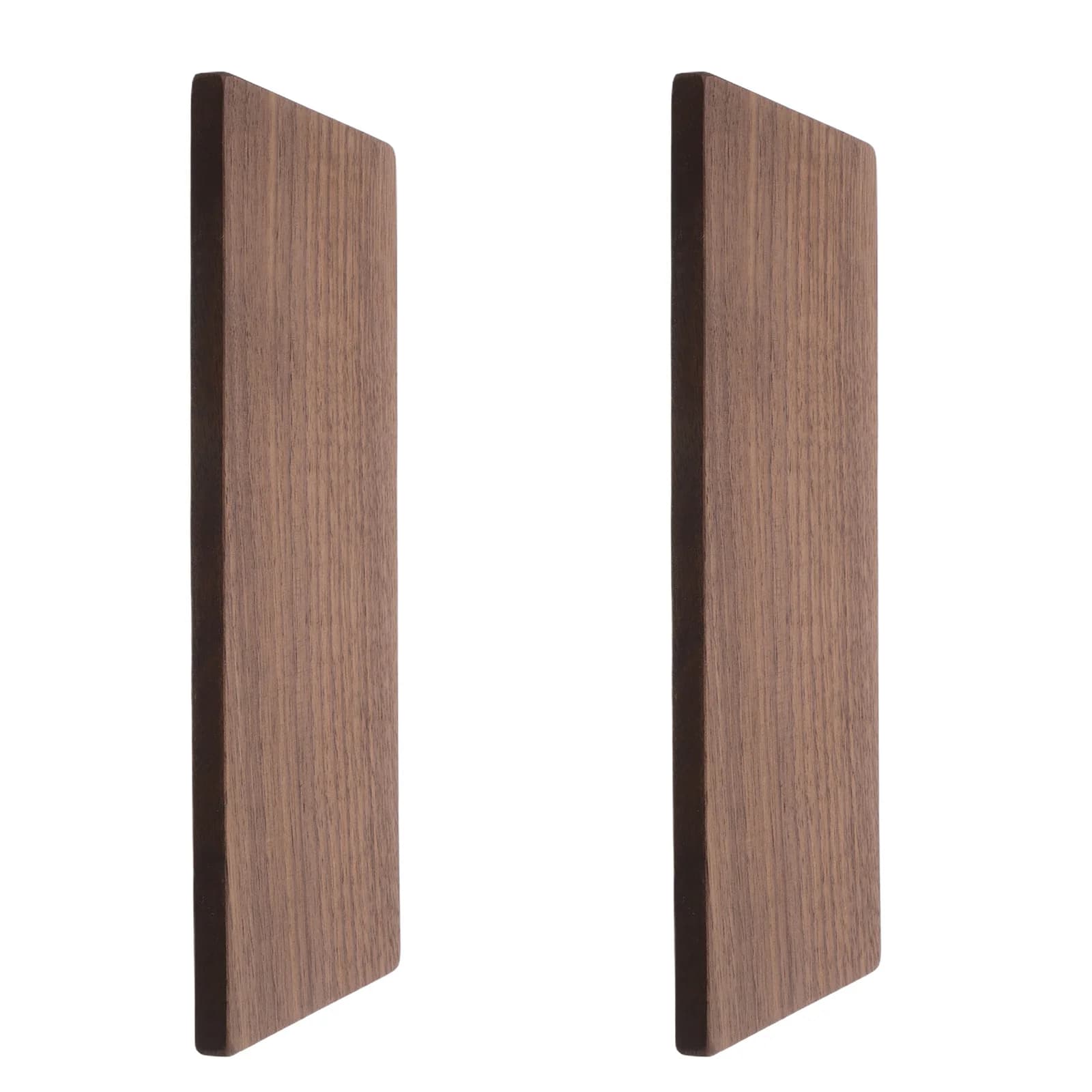 2 Pezzi di Pannelli in Legno di Noce, Fogli di Compensato in Legno Duro Naturale, Pannelli Spessi di Noce per Fai-da-Te, Forniture per Incisione, Bruciatura e Taglio