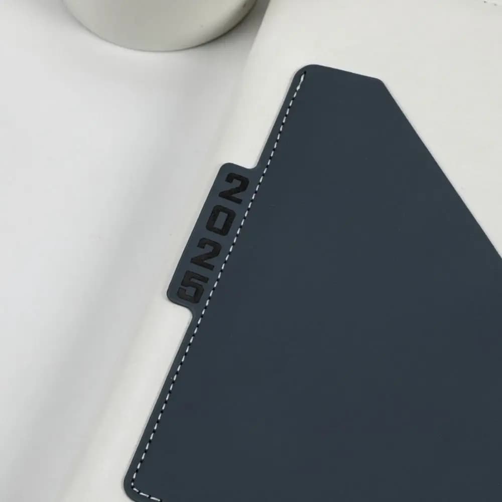 Programma annuale 2025 Notebook A5 Pianificatore di lavoro portatile per ufficio Diario di pianificazione 312 pagine Piano di efficienza Notebook Diario per studenti