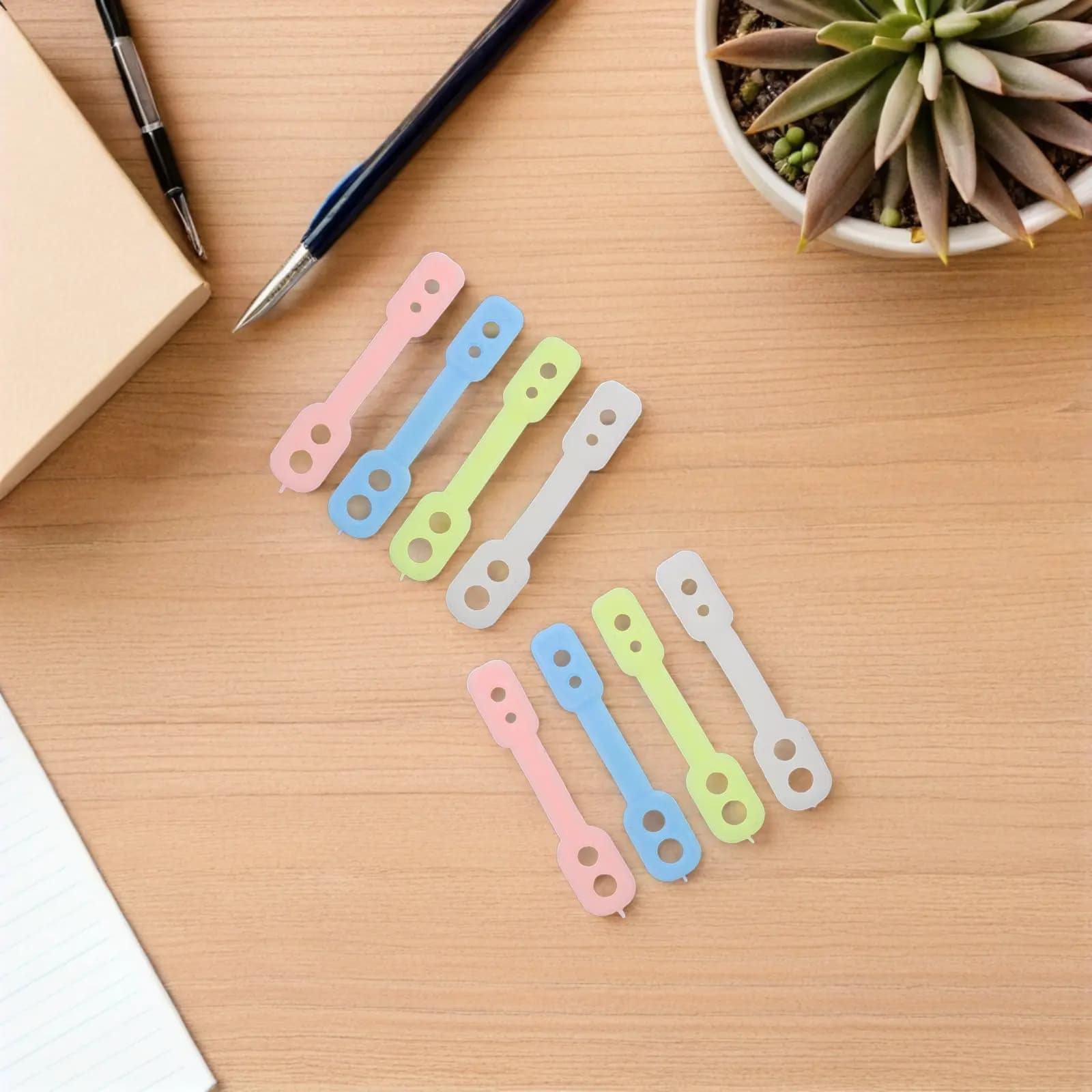 100Pcs Silicone Hanger Fixing Buckle Windproof Clothes Drying Clips for Outdoor Balcony Non-Slip Retaining Clip Garment Hanging